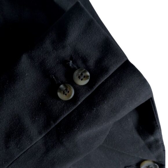 H&M Black Soft Blazer Jacket with Tulip Hem - Picture 10 of 13